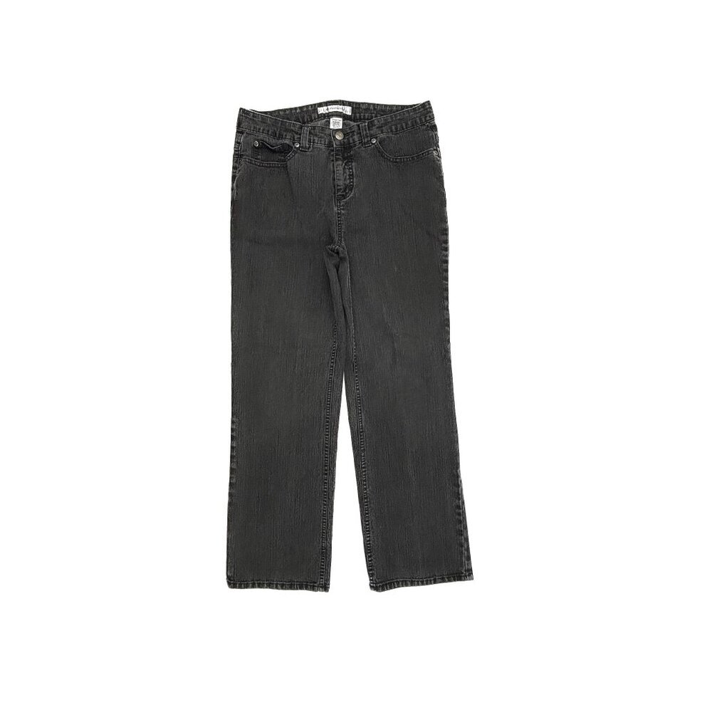 Croft & Barrow Bootcut Women's size 8P Black Denim jeans